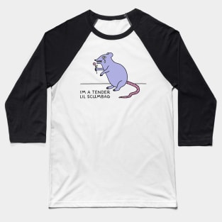 I'm A Tender Lil Scumbag Funny, I'm A Tender Lil Scumbag Baseball T-Shirt